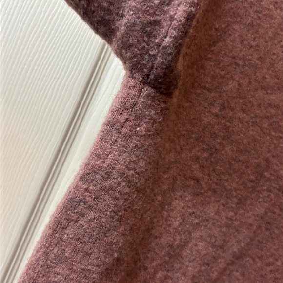 Madewell Open-Front Cardigan Sweater in Dusty Mauve - Picture 6 of 8